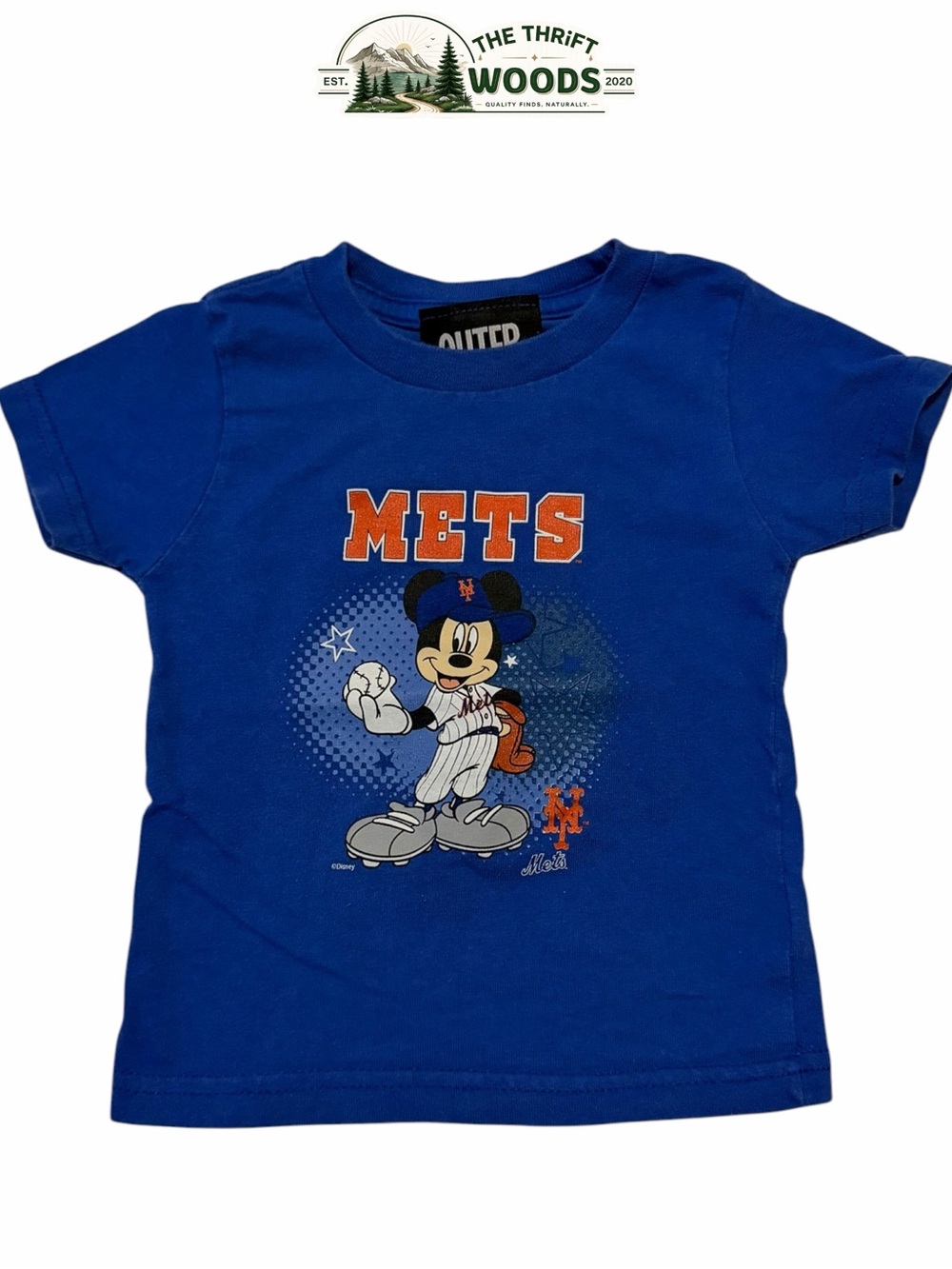 Toddler NY Mets Mickey Mouse T Shirt